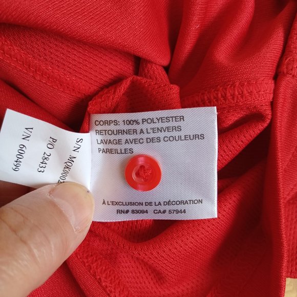 NEW University of Winnipeg Ice Pique Polo in Red by Cutter & Buck (3152) - Picture 7 of 9